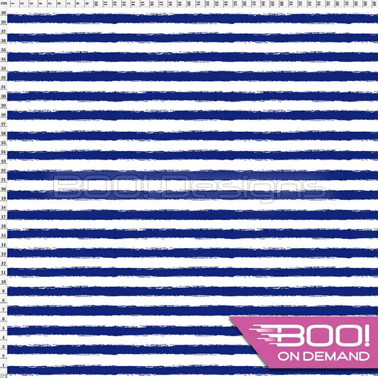Spandex Stripes Grunge Blue Fabric