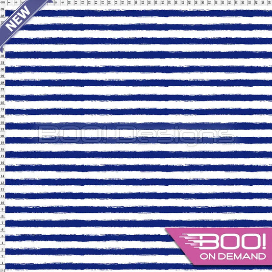 Spandex Stripes Grunge Blue Fabric