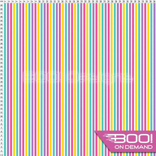 Spandex Stripes Warrior Multi Fabric