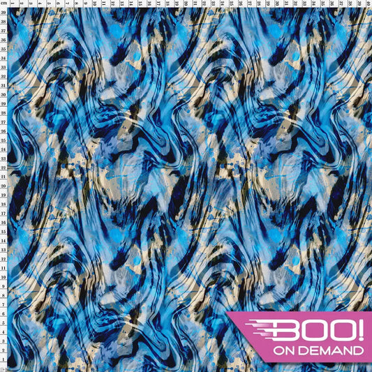 Spandex Tantalize Blue Fabric