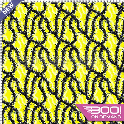 Spandex Thorn Yellow Fabric
