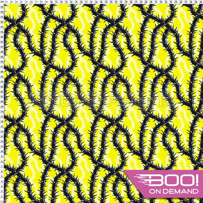Spandex Thorn Yellow Fabric