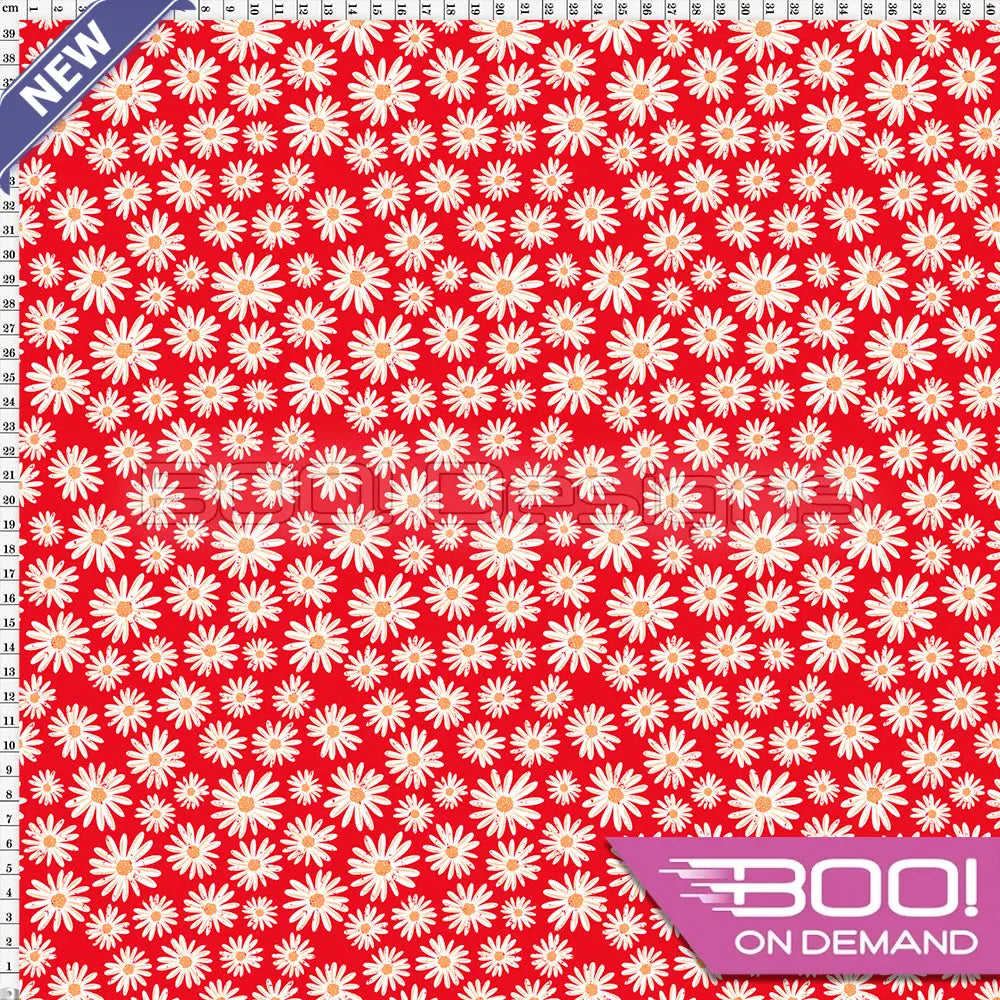Spandex Thrive Red Fabric