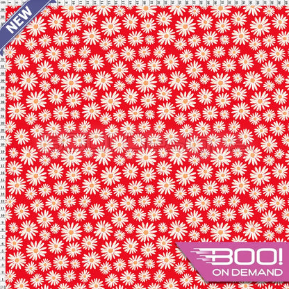 Spandex Thrive Red Fabric