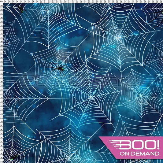 Spandex Toil and Trouble Webs Fabric