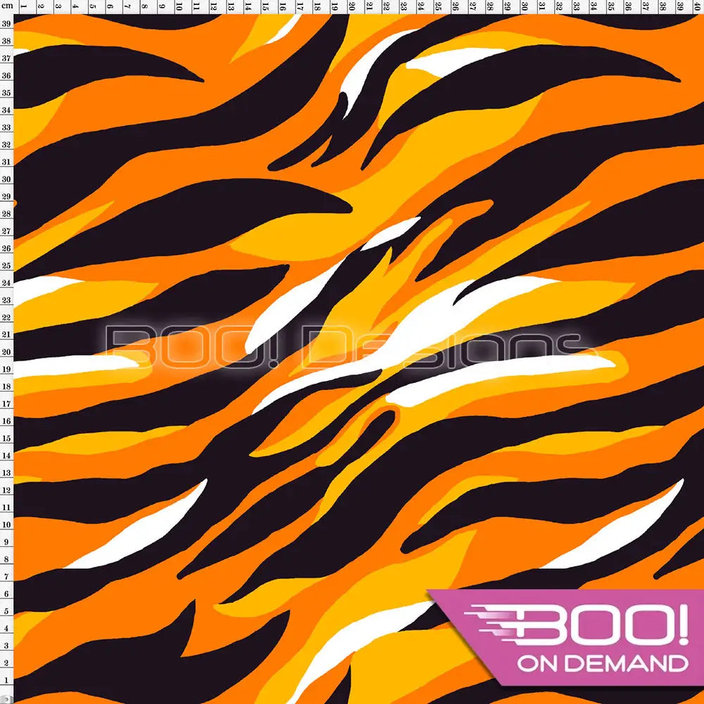 Spandex Toon Tiger Fabric