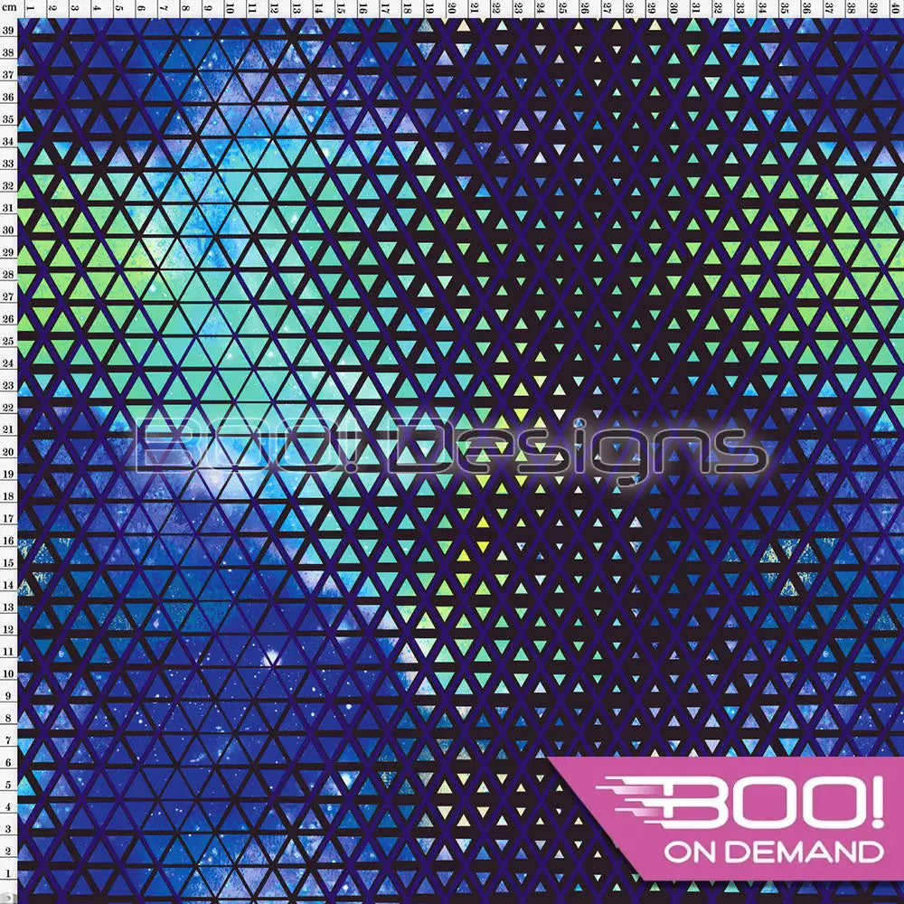 Spandex Triangles Sherbet Mint Fabric
