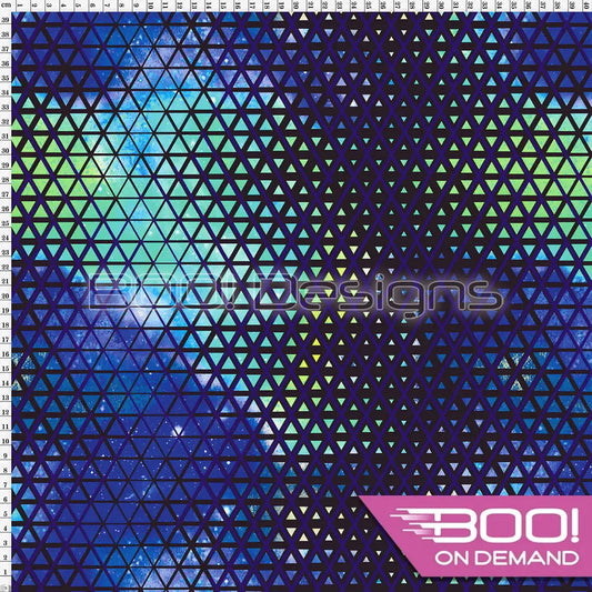 Spandex Triangles Sherbet Mint Fabric