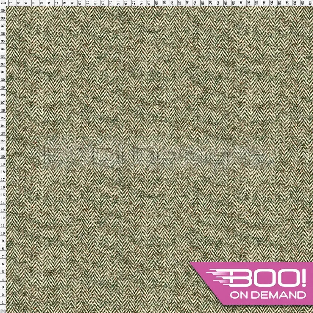 Spandex Tweed Moss - Fabric