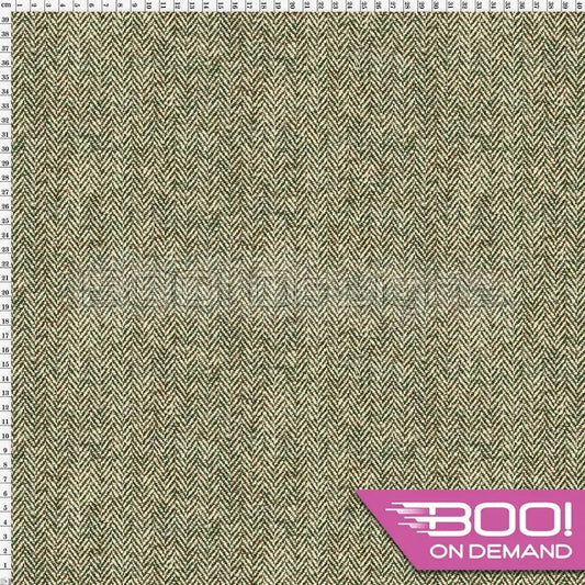Spandex Tweed Moss - Fabric