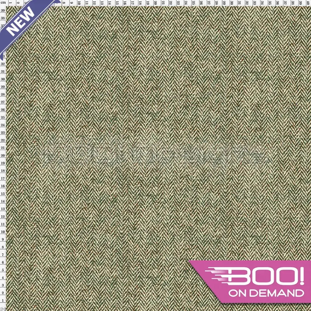 Spandex Tweed Moss - Fabric