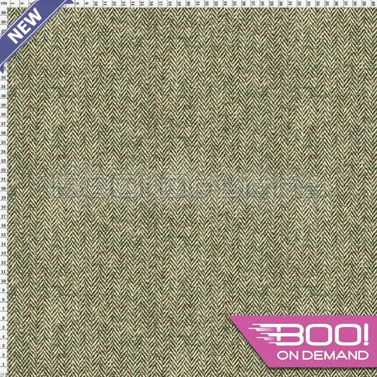 Spandex Tweed Moss - Fabric