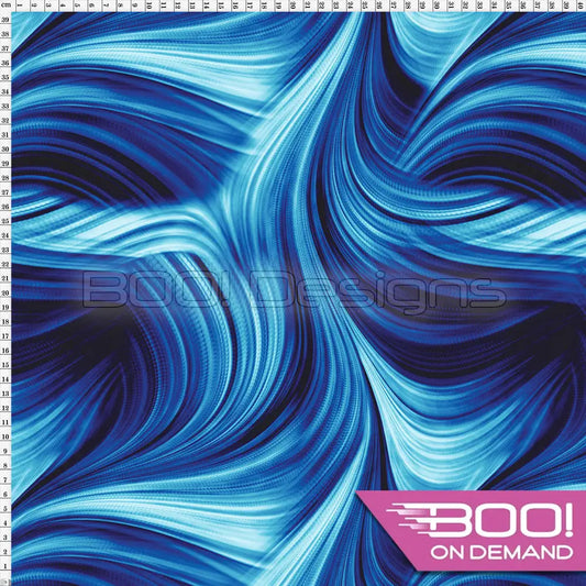 Spandex Typhoo Blue Fabric