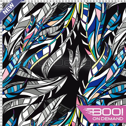 Spandex Vector Feather Fabric