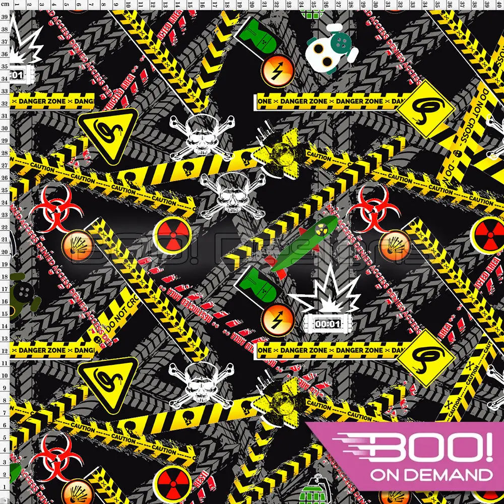 Spandex Warning Fabric