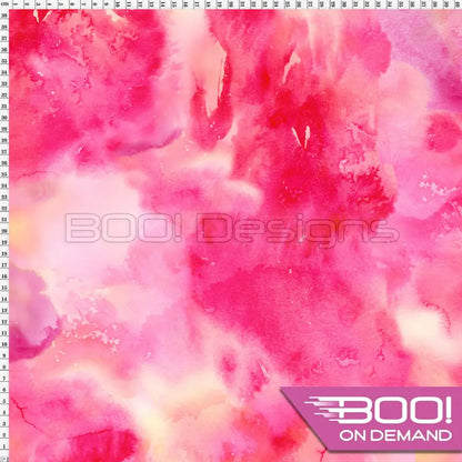 Spandex Water Marble Pink Fabric