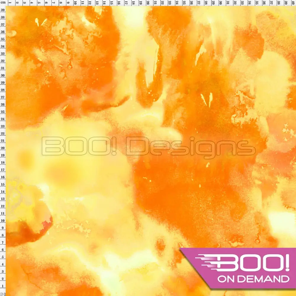 Spandex Water Marble Yellow Fabric