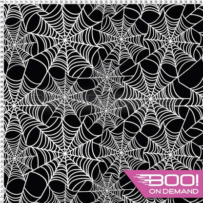 Spandex Webs Black - Fabric
