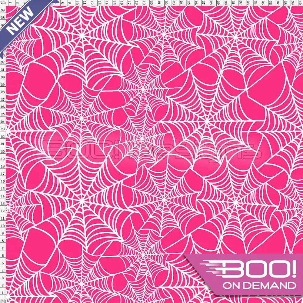 Spandex Webs Pink Fabric