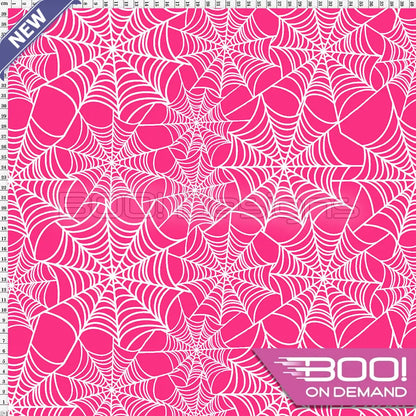Spandex Webs Pink Fabric