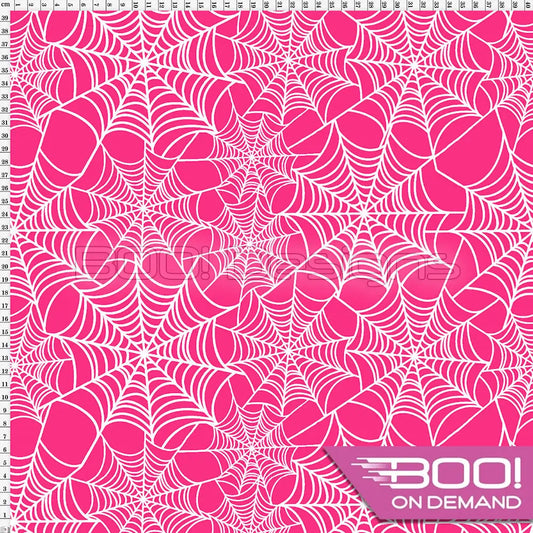 Spandex Webs Pink Fabric