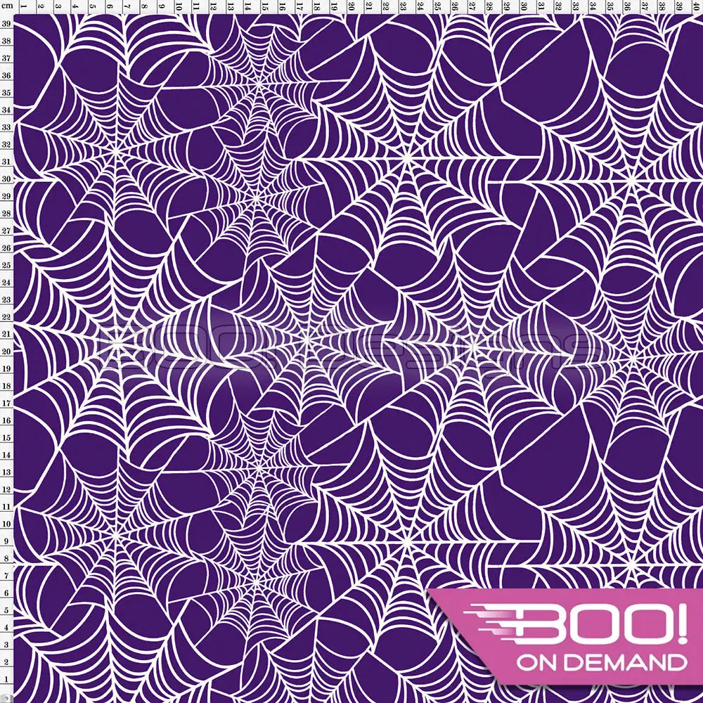 Spandex Webs Purple Fabric