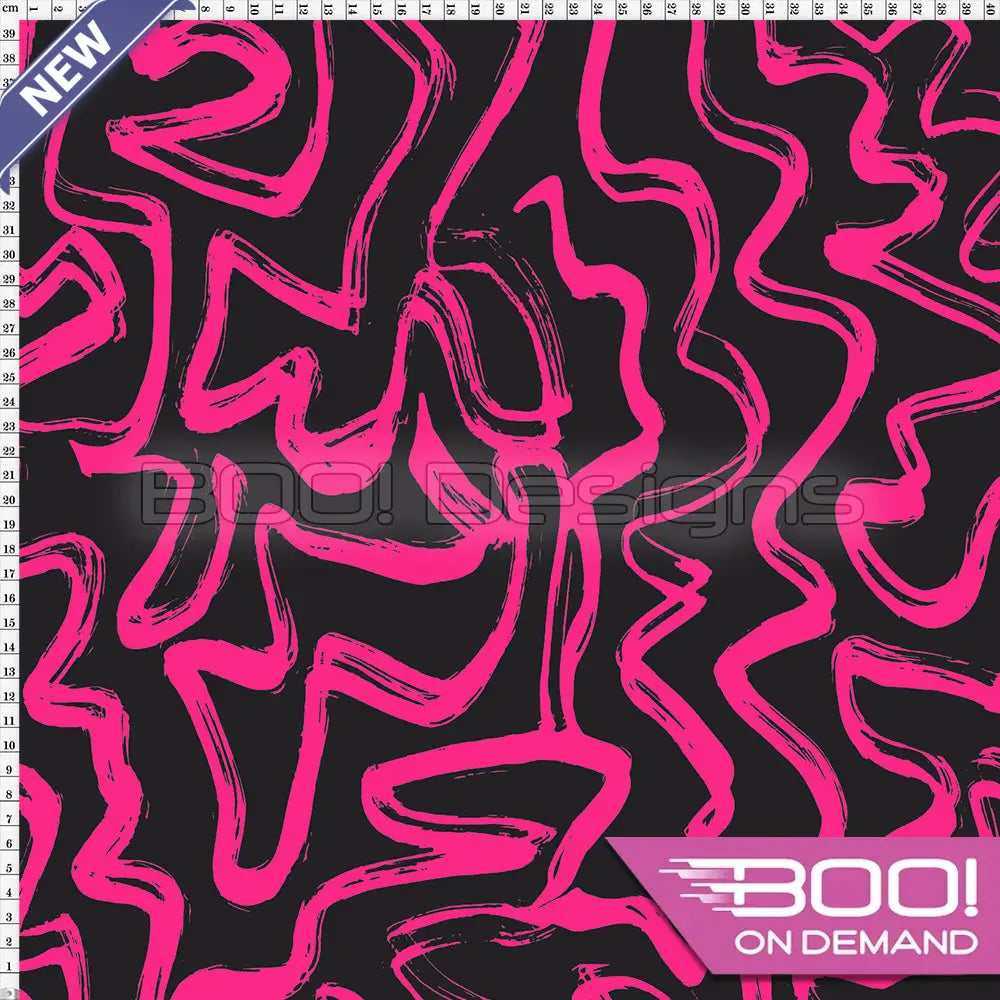 Spandex Wiggle Pink Fabric
