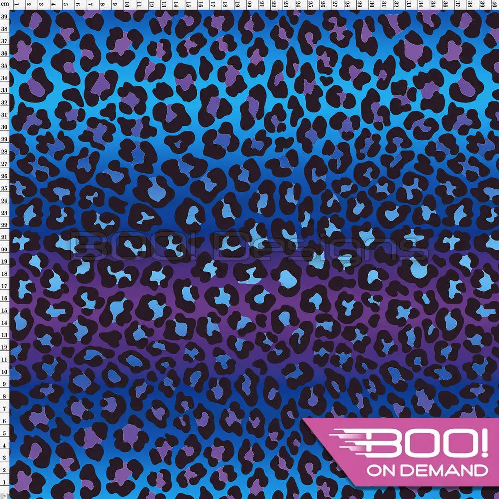 Spandex Wild Ombre Purple Fabric