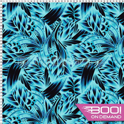 Spandex Zaire Teal Fabric