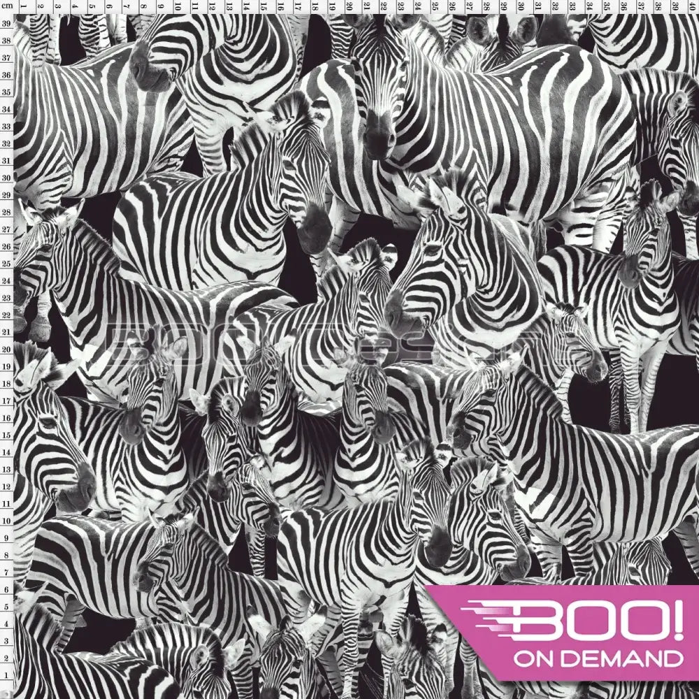 Spandex Zebra Dazzle Fabric