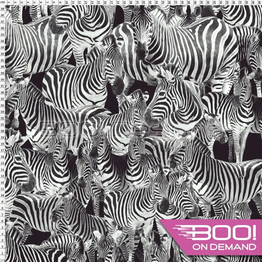 Spandex Zebra Dazzle Fabric