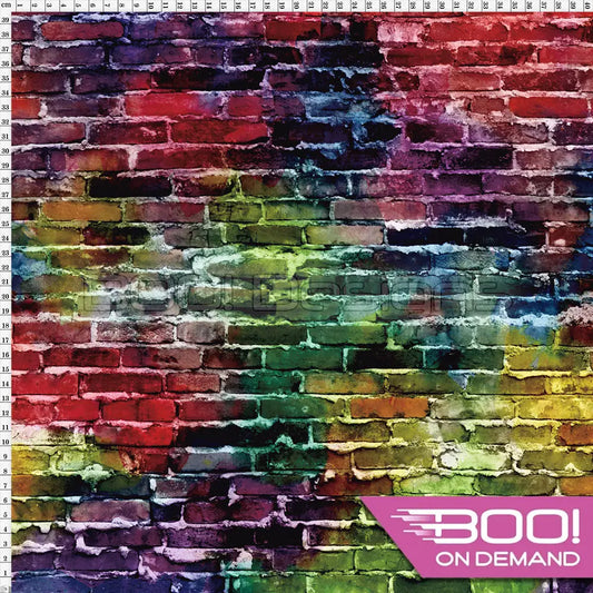 Spandex Zed Brickwork Girl Fabric