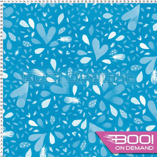 Spandex Zoonimals Blue Fabric