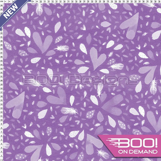 Spandex Zoonimals Purple Fabric