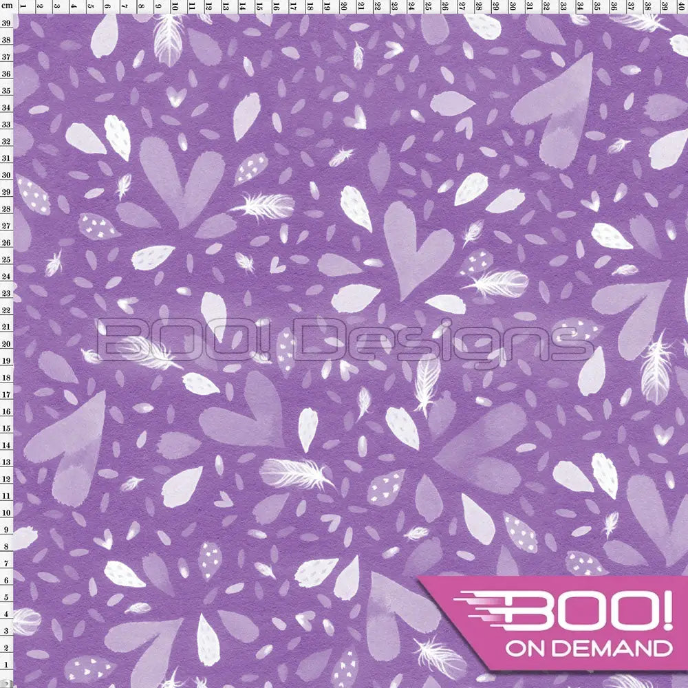 Spandex Zoonimals Purple Fabric