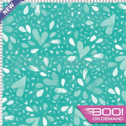 Spandex Zoonimals Teal Fabric