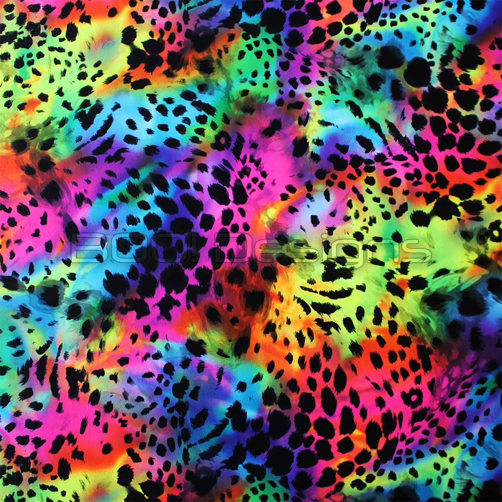 Spandex Vivid Snow Leopard - Spandex 190gsm Fabric