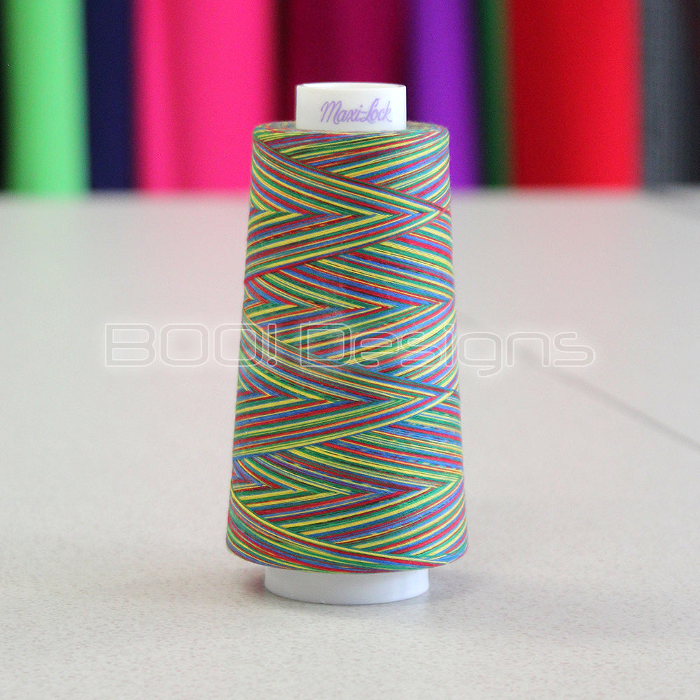 Maxi-Lock Swirls Thread Rainbow Swirl Maxi-Lock Swirls Thread