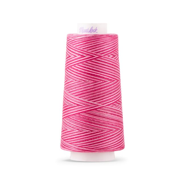 Maxi-Lock Swirls Thread Raspberry Vanilla