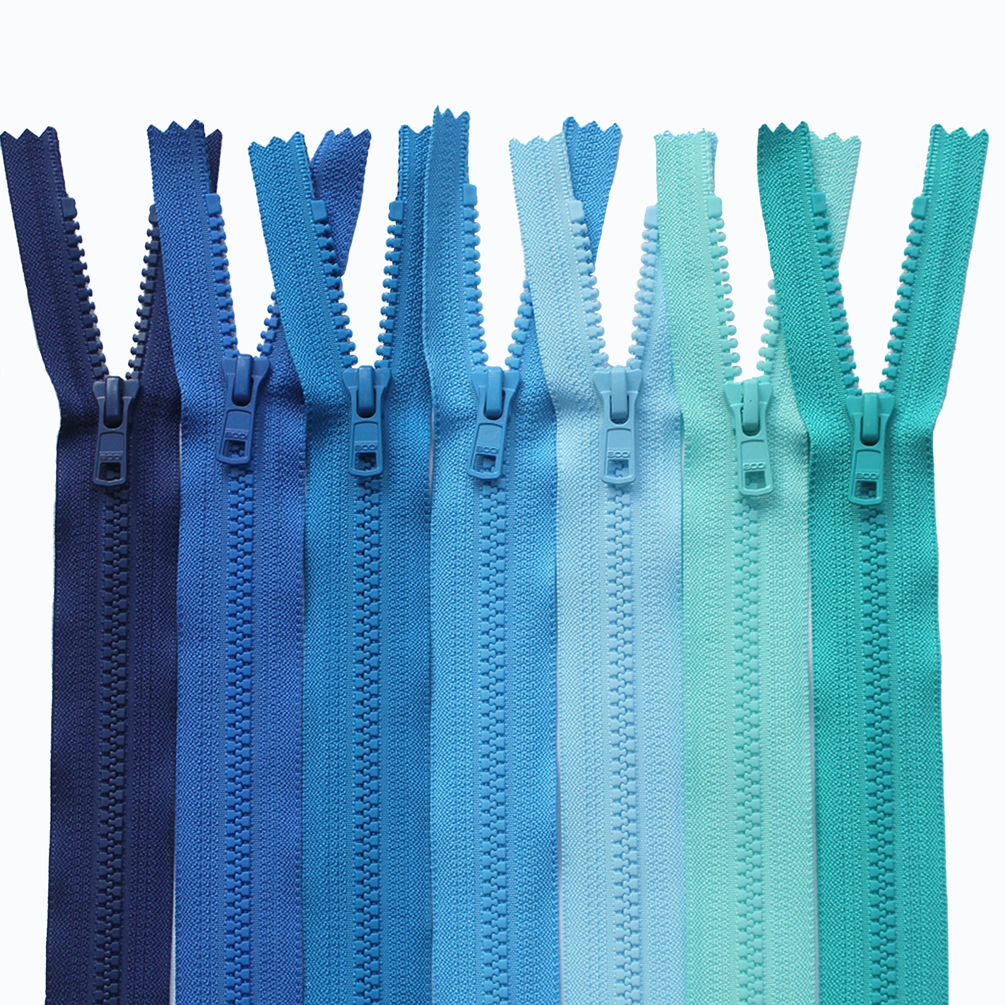 Bumpy Zip Chunky Zip Closed End Bundle Ocean – BOO Designs
