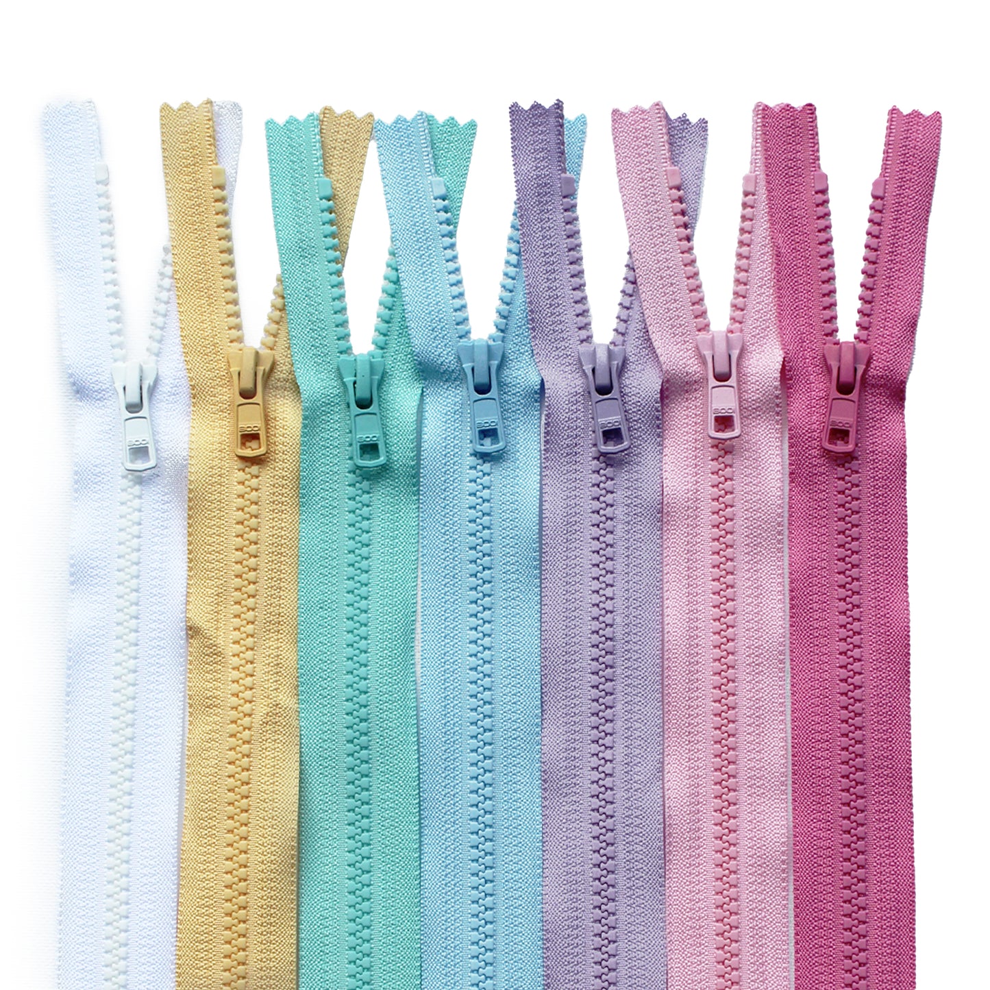 BOO Chunky Zip Closed End Bundle Pastels