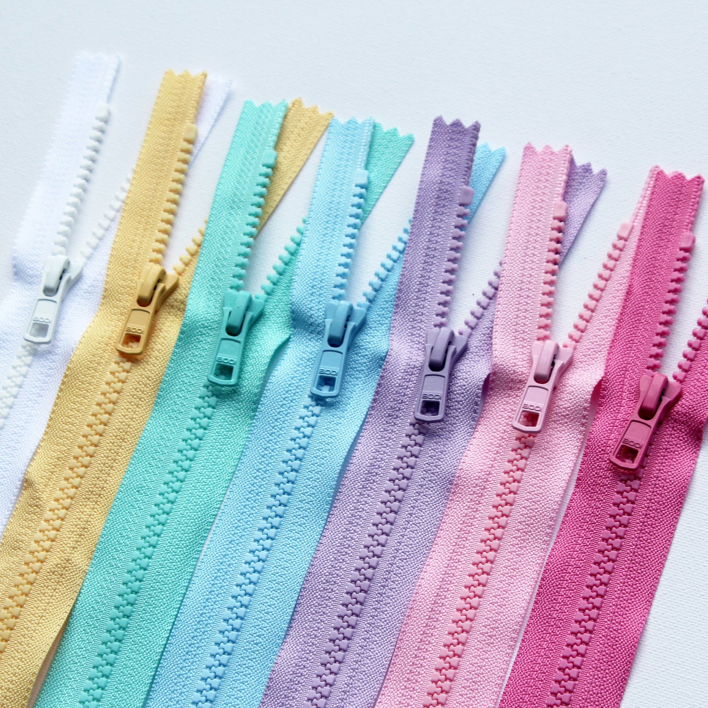 BOO Chunky Zip Closed End Bundle Pastels Chunky Zip Closed Bundle