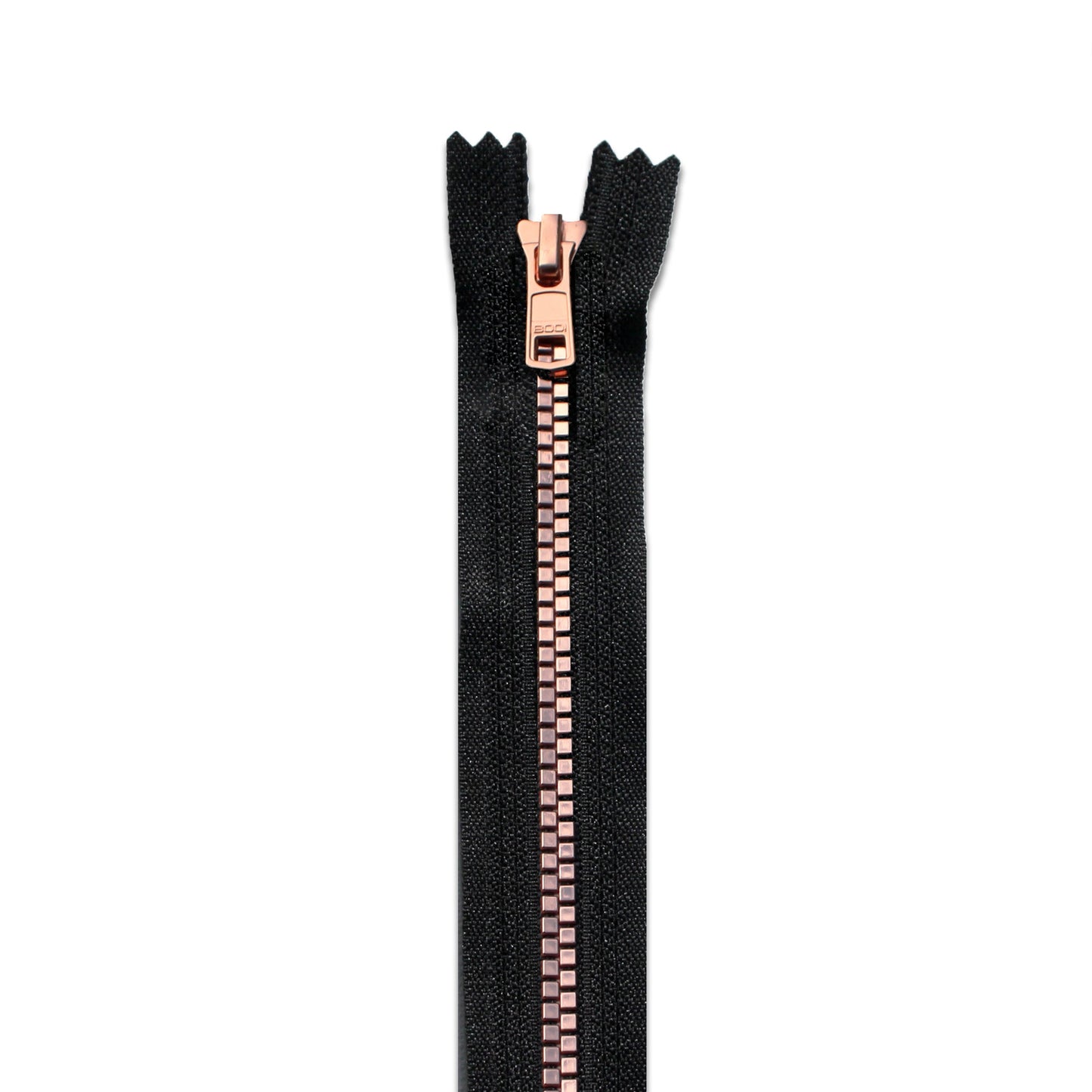 BOO Chunky Zip Closed End Flat Copper Chunky Zip Closed