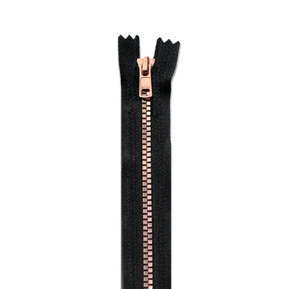 BOO Chunky Zip Closed End Flat Copper Chunky Zip Closed