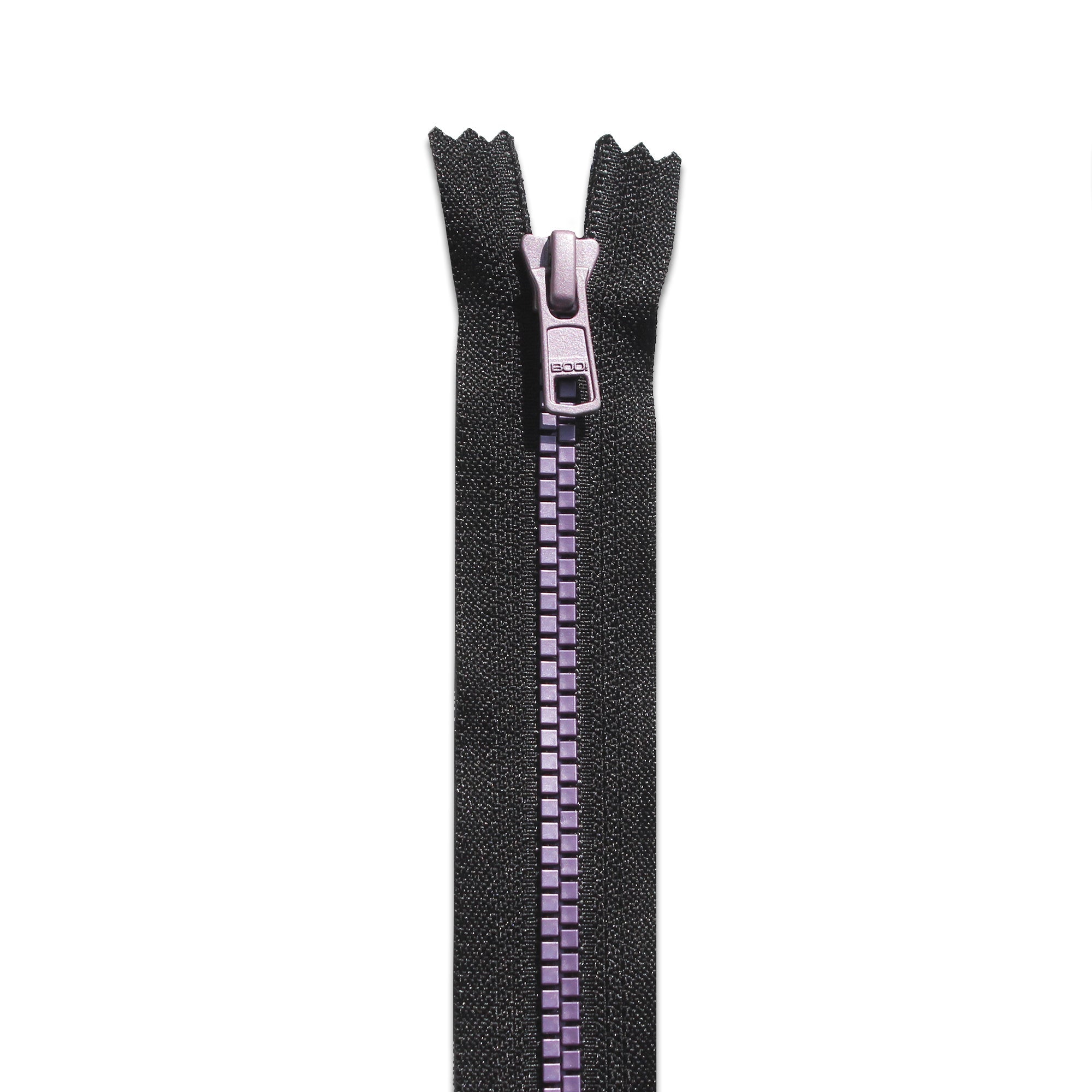 Chunky Zip Closed End Flat Violet – BOO Designs
