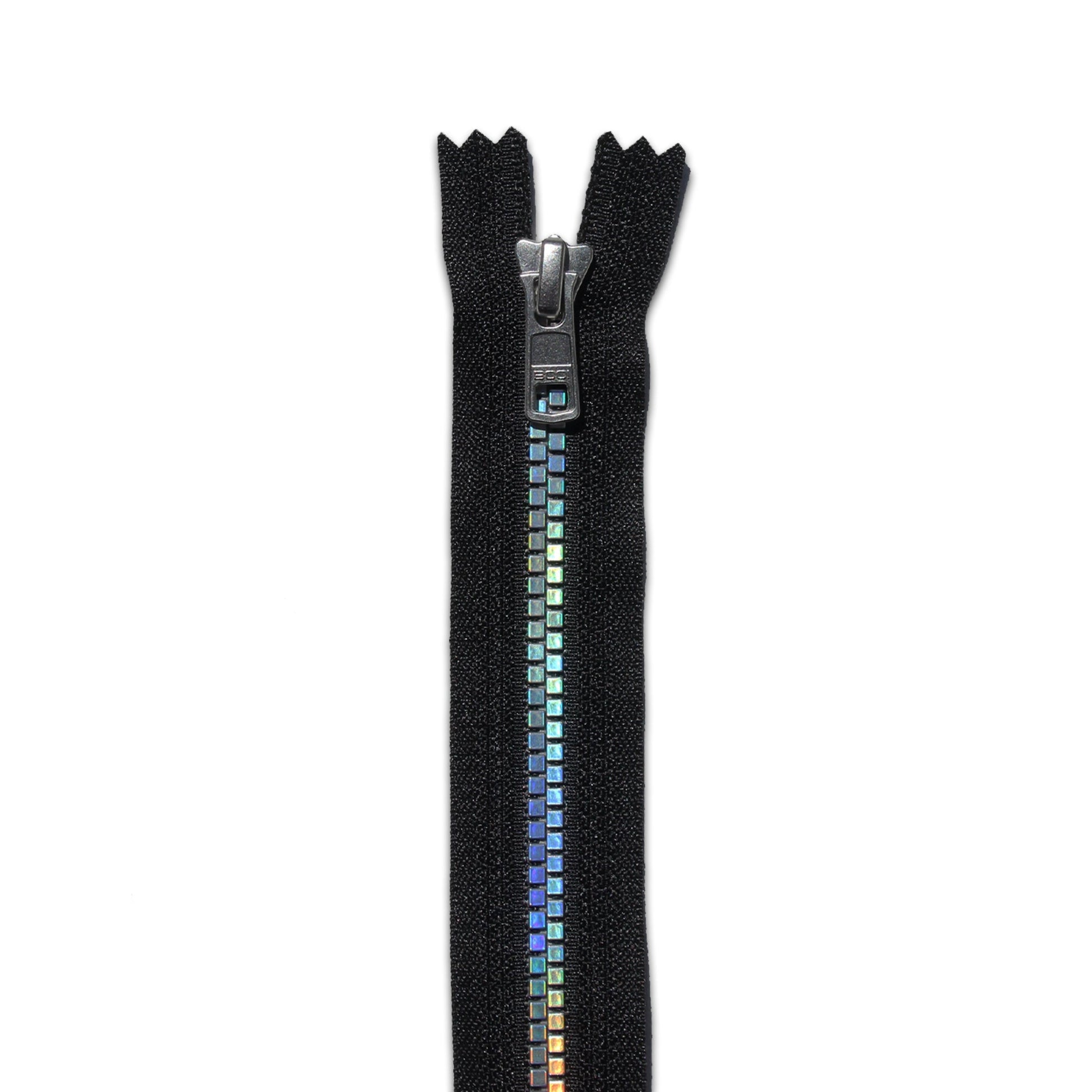 BOO Chunky Zip Closed End Flat Hologram Chunky Zip Closed