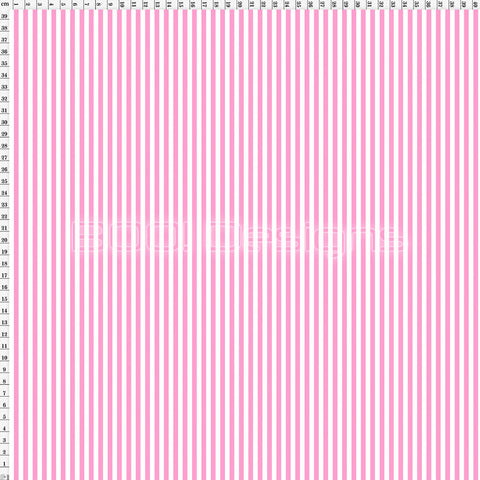 Spandex Stripes 4mm Candy Pink
