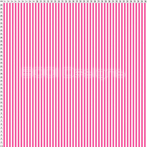 Spandex Stripes 4mm Warrior Pink