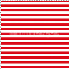 Spandex Stripes 14mm Red