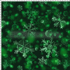 Spandex Christmas Wish Green